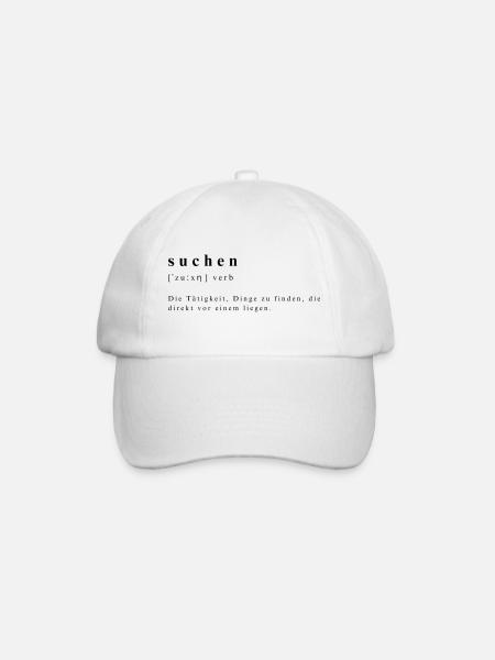 Search. Verb. Phonetic transcription. - Baseball Cap - white/white