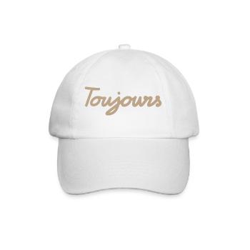 Toujours – Un design intemporel et romantique - Casquette classique - blanc/blanc - Devant