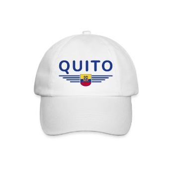 Quito Ecuador Fans T-Shirt Design - Baseball Cap - white/white - Front