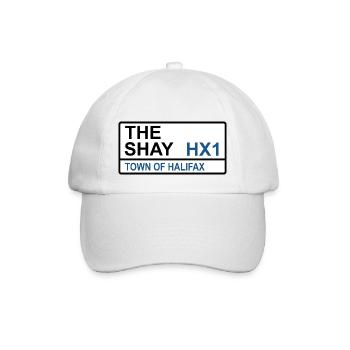 Halifax Town The Shay Iconic Street Sign - Baseball Cap - white/white - Front