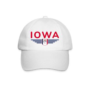 Iowa Fan T-Shirt – Your State! - Baseball Cap - white/white - Front