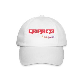 likes - Baseballkappe - Weiß/Weiß - Vorne