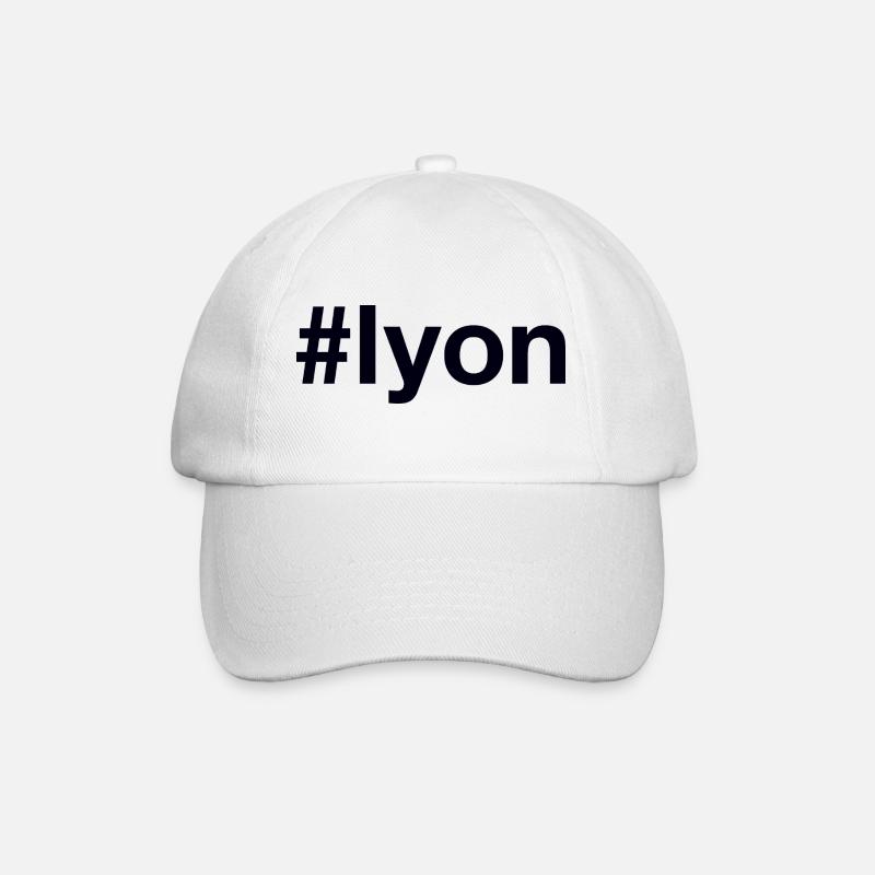 LYON Hashtag - Baseballkappe - Weiß/Weiß