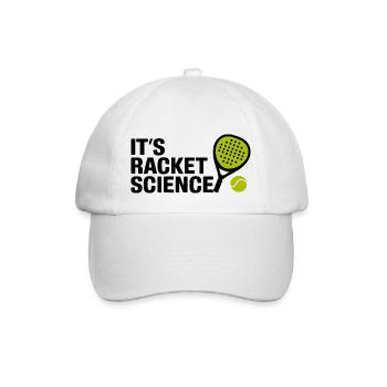 It s racket science 3 - Baseballkappe - Weiß/Weiß - Vorne