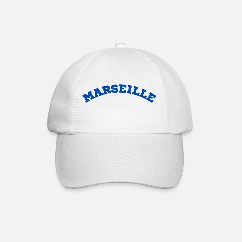 MARSEILLE - Baseballkappe - Weiß/Weiß