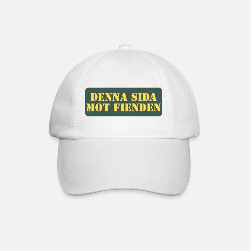 Ce camp contre l’ennemi - Casquette classique - blanc/blanc