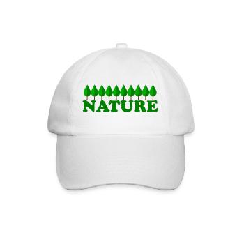 Nature - Baseball Cap - white/white - Front