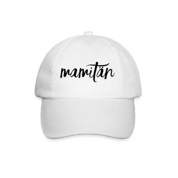 Mamitän Muttertag beste Mama Anker - Baseballkappe - Weiß/Weiß - Vorne