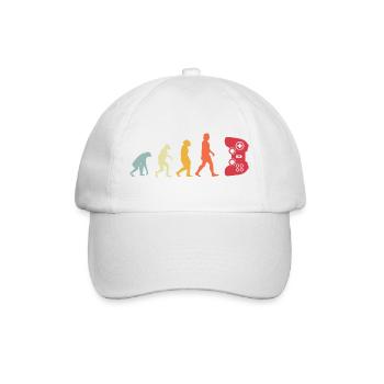 Gamer Game Video Game Blueberry Vintage Gaming - Baseball Cap - white/white - Front