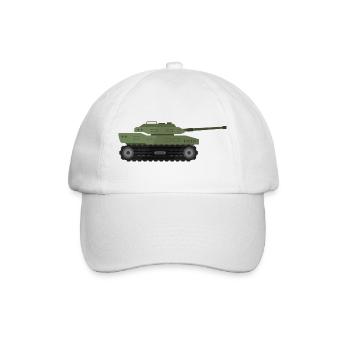 Char militaire - Casquette classique - blanc/blanc - Devant