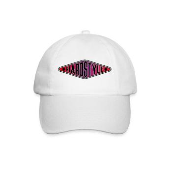 Hardstyle Shirt - Hardcore Techno Rave Vibes - Baseball Cap - white/white - Front