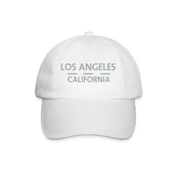 Los Angeles, Californie - Casquette classique - blanc/blanc - Devant