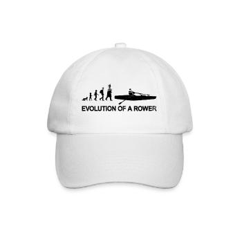 Rower Evolution - Baseball Cap - white/white - Front