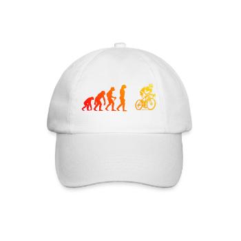 I love road bikes, cool design for racing bikes - Baseball Cap - white/white - Front