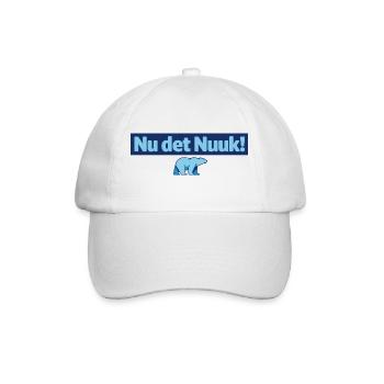 Nu det Nuuk Polar Bear - Baseball Cap - white/white - Front