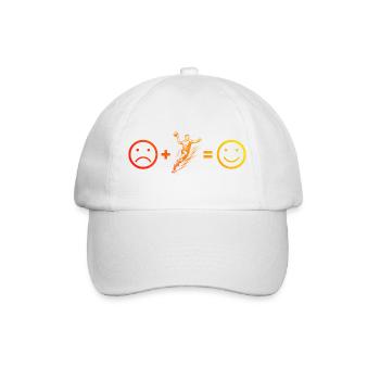 Un design intemporel simple pour handball pour hommes - Casquette classique - blanc/blanc - Devant