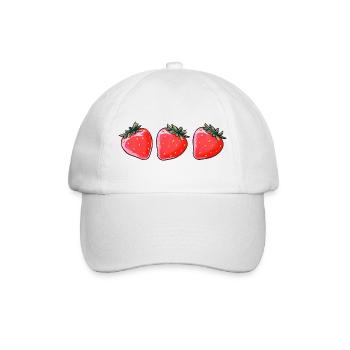 De jolies fraises - Casquette classique - blanc/blanc - Devant