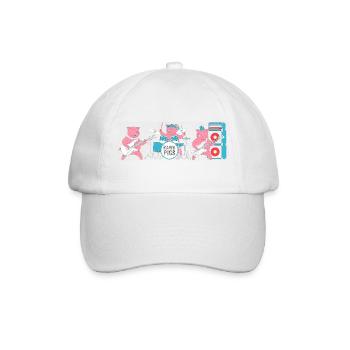 Rawk Pigs Drum Band - Baseball Cap - white/white - Front