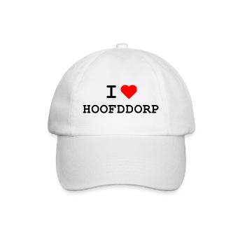 Ich liebe Hoofddorp - I love Hoofddorp - Baseball Cap - white/white - Front