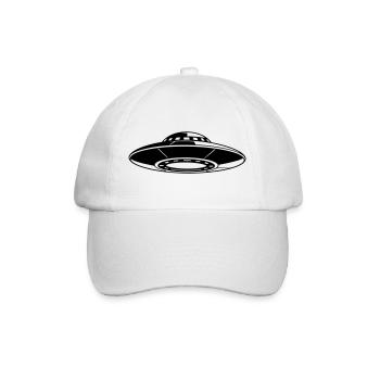 UFO - Baseball Cap - white/white - Front