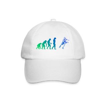 Pickleball athlete Geschenkidee für den Geburtstag - Baseballkappe - Weiß/Weiß - Vorne