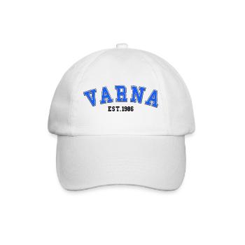 Varna Est. 1986 - Baseball Cap - white/white - Front