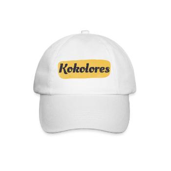 Heute mal wieder totaler Kokolores - Baseballkappe - Weiß/Weiß - Vorne