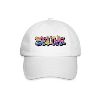 CRÉEZ LE GRAFFITI ARC-EN-CIEL - Casquette classique - blanc/blanc - Devant