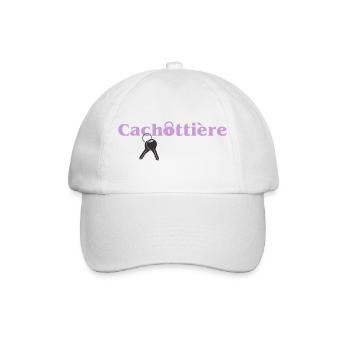 Cachottière Clés et Mystère - Casquette classique - blanc/blanc - Devant
