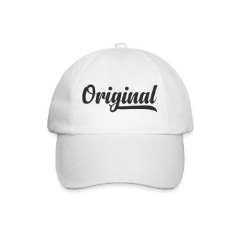Here's the optimized listing template for this - Baseball Cap - white/white - Front