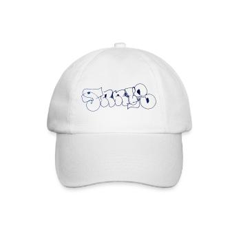 Sweat à capuche à graffiti de Paris - Casquette classique - blanc/blanc - Devant