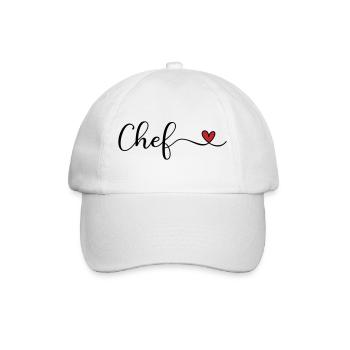 chef - Baseball Cap - white/white - Front