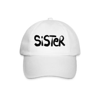 Sister - Baseballkappe - Weiß/Weiß - Vorne