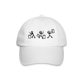Trois batteurs - Casquette classique - blanc/blanc - Devant