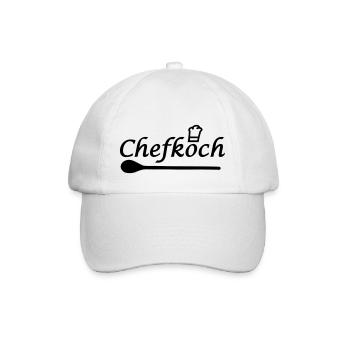 Chefkoch - Baseballkappe - Weiß/Weiß - Vorne
