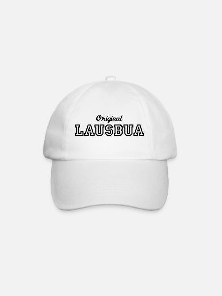 Original Lausbua - Baseballkappe - Weiß/Weiß