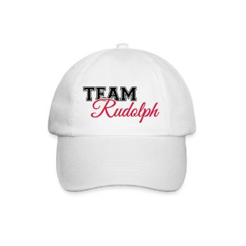 Team Rudolph - Baseballkappe - Weiß/Weiß - Vorne