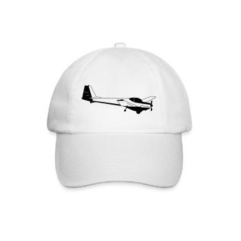 Motorsegler C-Falke - Baseballkappe - Weiß/Weiß - Vorne