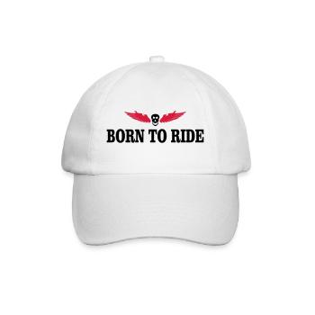 Funny gifts for bikers - Baseball Cap - white/white - Front