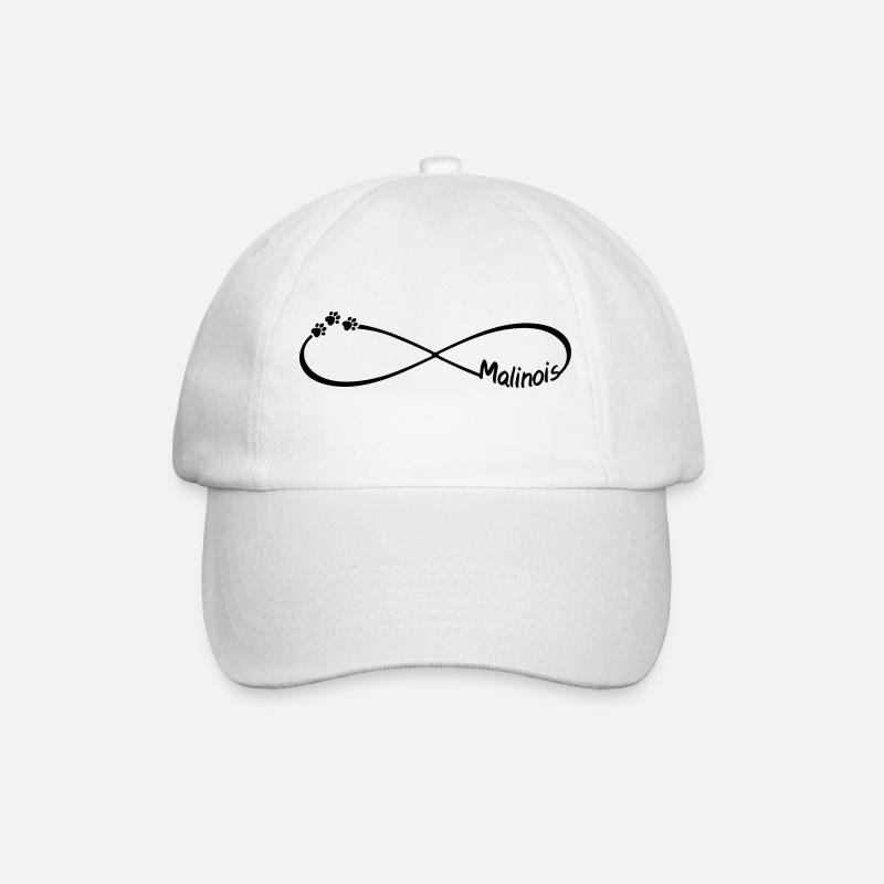 Malinois chiens de berger Infinity - Casquette classique - blanc/blanc
