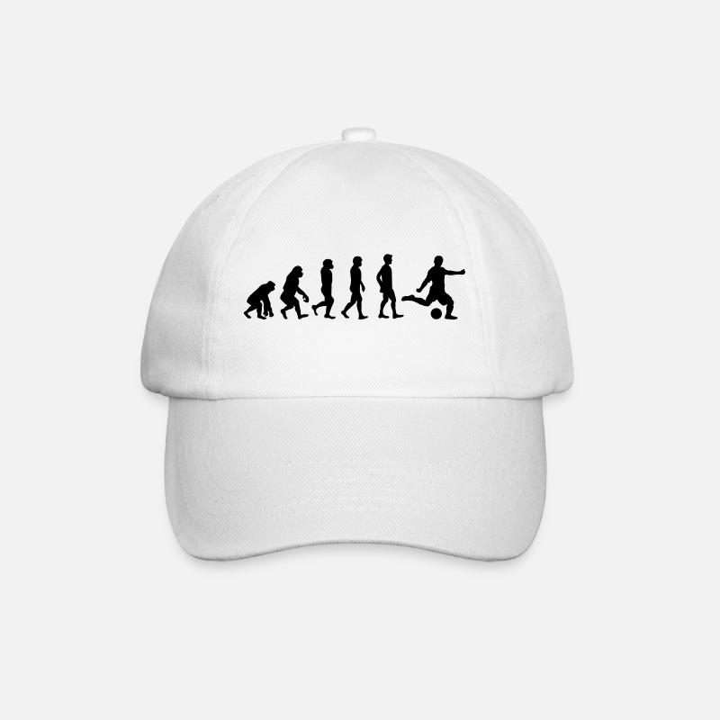 Evolution football - Baseball Cap - white/white