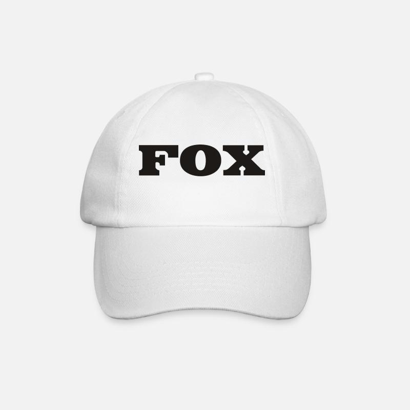 Fox Logos - Casquette classique - blanc/blanc