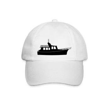 Boat de - Baseballkappe - Weiß/Weiß - Vorne