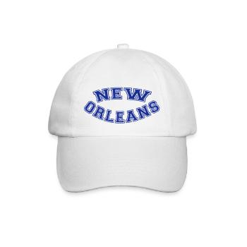 Design New Orleans tee shirts - Casquette classique - blanc/blanc - Devant