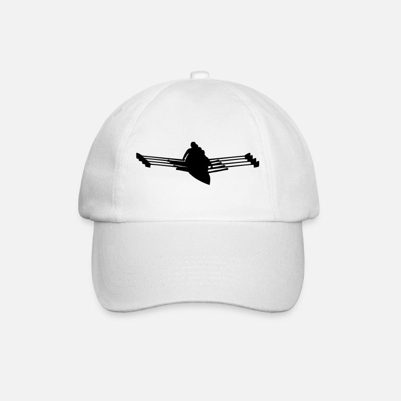 Aviron, 4, rameurs - Casquette classique - blanc/blanc