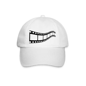 bande cinema - Baseballkappe - Weiß/Weiß - Vorne