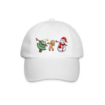 Weihnachten - Baseballkappe - Weiß/Weiß - Vorne