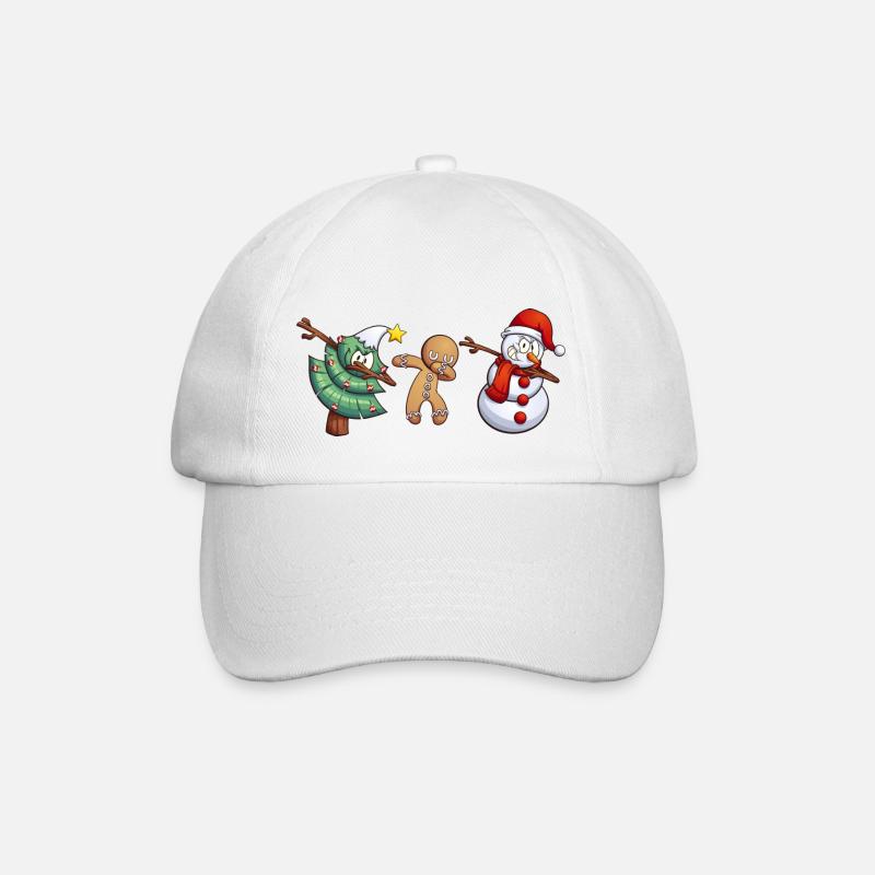 Weihnachten - Baseballkappe - Weiß/Weiß