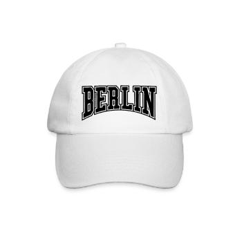 berlin_college_gewellt - Baseballkappe - Weiß/Weiß - Vorne