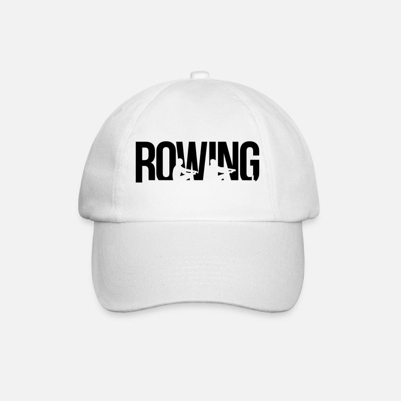 rowing Rudern - Baseballkappe - Weiß/Weiß